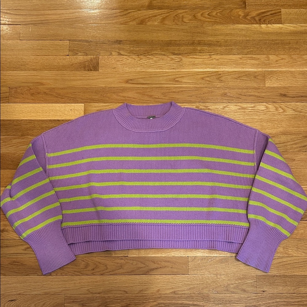 Free People Easy Street Crop Pullover - Picture 4 of 7